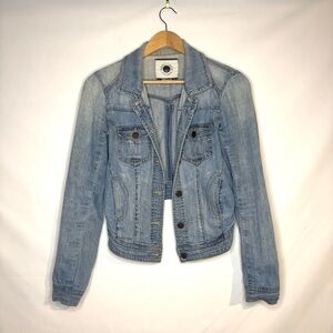 Anthropologie Daughters of the Liberation  Casual Denim Jean Jacket Size Small